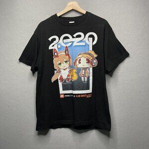Anime Expo 2020 Lis Ani! Live Black T-Shirt By Printstar L